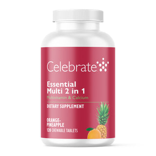 Essential Multi 2 az 1-ben multivitamin kalciummal, rágótabletta