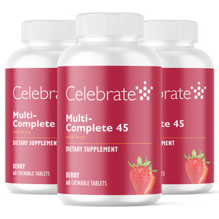 Multi-Complete 45 Bariatrikus multivitamin vasal, rágótabletta