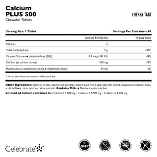 Kalzium PLUS 500, Kautabletten