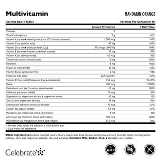 Bariatrisches Multivitamin ohne Eisen, Kautabletten