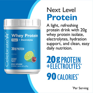 Celebrate Molkenprotein Clear + Elektrolyte