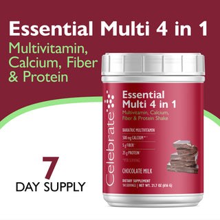 Essential Multi 4 in 1 Multivitamin mit Kalzium + Protein, Pulver