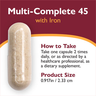 Multi-Complete 45 Bariatrisches Multivitamin mit Eisen, Kapseln