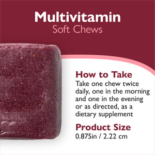 Bariatrisches Multivitamin ohne Eisen, Kaubonbons / Soft Chews