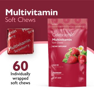 Bariatrisches Multivitamin ohne Eisen, Kaubonbons / Soft Chews
