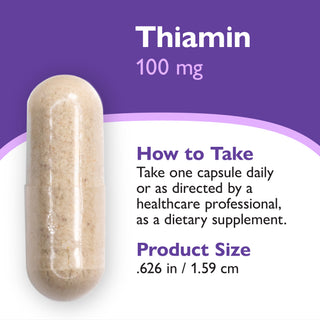 Thiamin Vitamin B1, 100 mg, Kapseln