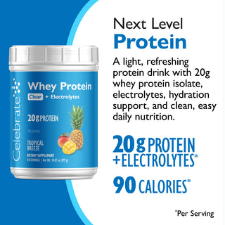 Celebrate Molkenprotein Clear + Elektrolyte
