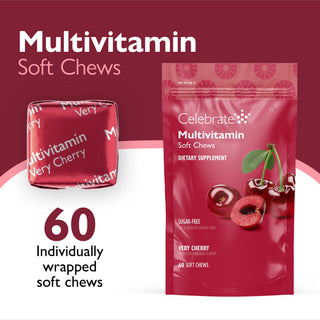 Bariatrisches Multivitamin ohne Eisen, Kaubonbons / Soft Chews