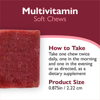 Bariatrisches Multivitamin ohne Eisen, Kaubonbons / Soft Chews