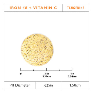 Eisen 18 mg + Vitamin C, Kautabletten, Orange