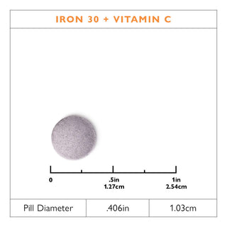 Vas 30 mg + C-vitamin, nem rágható tabletta