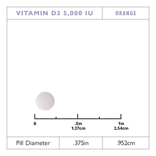 Vitamin D3 125mcg (5.000 IU), Hızlı Eriyik, Orange